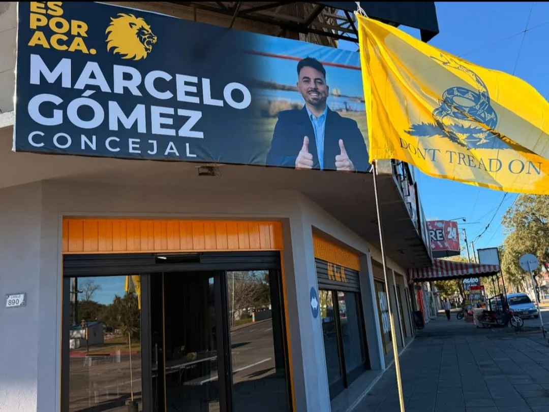 Oficina de campaña de Marcelo Gómez en Zárate